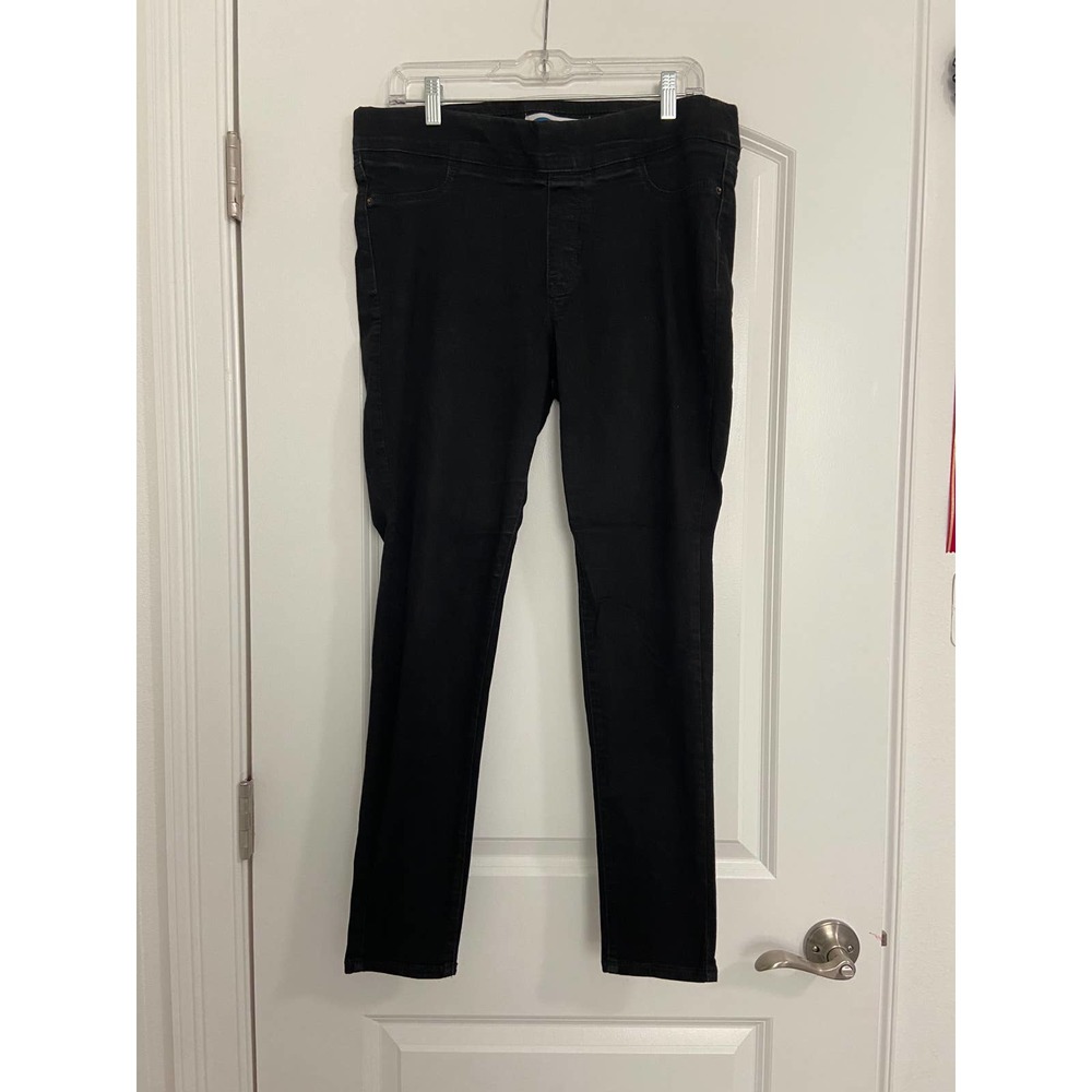 OLD NAVY Size 14 Rockstar Jegging Jeans Black Denim
